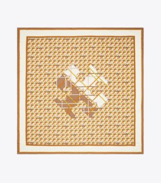 Korbgeflecht-Logo Oversized Square Scarf Korbgeflecht-Logo Oversized Square Scarf