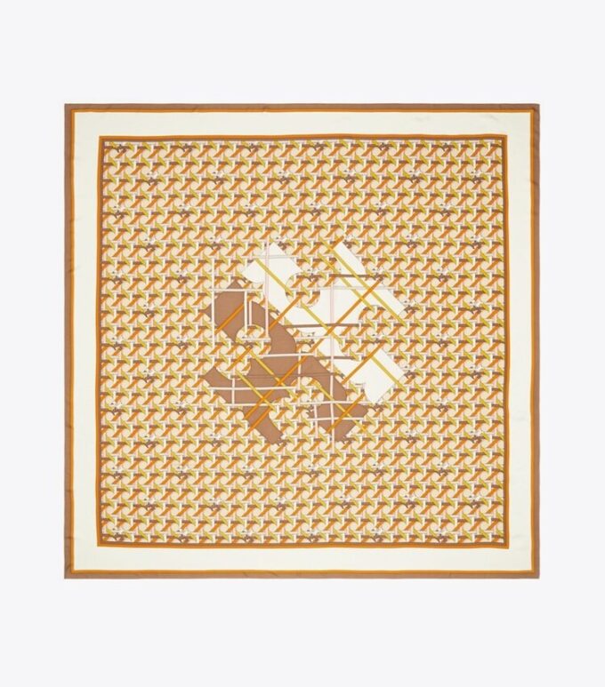 Korbgeflecht-Logo Oversized Square Scarf Korbgeflecht-Logo Oversized Square Scarf