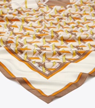 Korbgeflecht-Logo Oversized Square Scarf Korbgeflecht-Logo Oversized Square Scarf