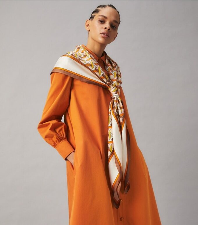 Korbgeflecht-Logo Oversized Square Scarf Korbgeflecht-Logo Oversized Square Scarf