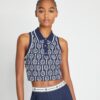 Kurzes Tech-Strick-Polo-Tanktop Kurzes Tech-Strick-Polo-Tanktop