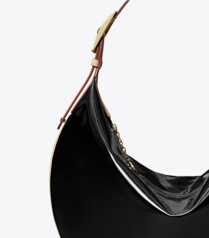 Lackleder-Ballon-Tasche Lackleder-Ballon-Tasche