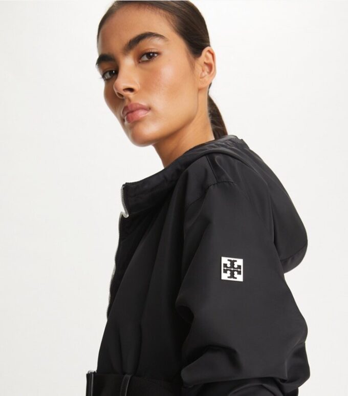 Langer Anorak mit Gürtel Langer Anorak mit Gürtel
