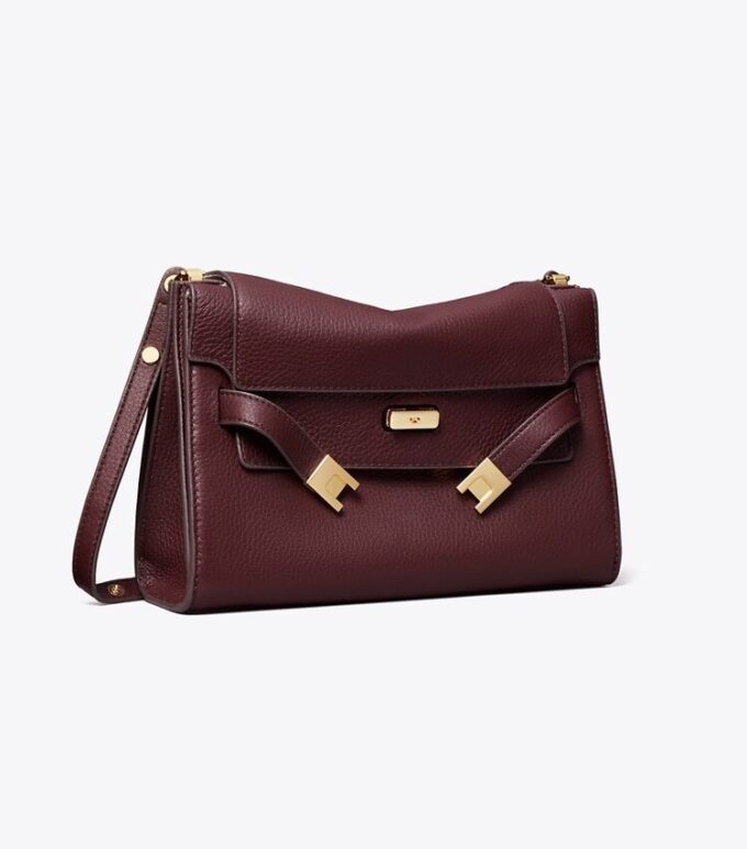 Lee Radziwill Schultertasche mit genarbtem Leder Lee Radziwill Schultertasche mit genarbtem Leder