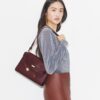 Lee Radziwill Schultertasche mit genarbtem Leder Lee Radziwill Schultertasche mit genarbtem Leder