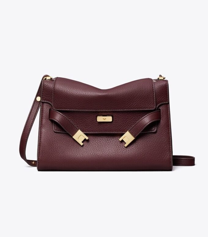 Lee Radziwill Schultertasche mit genarbtem Leder Lee Radziwill Schultertasche mit genarbtem Leder