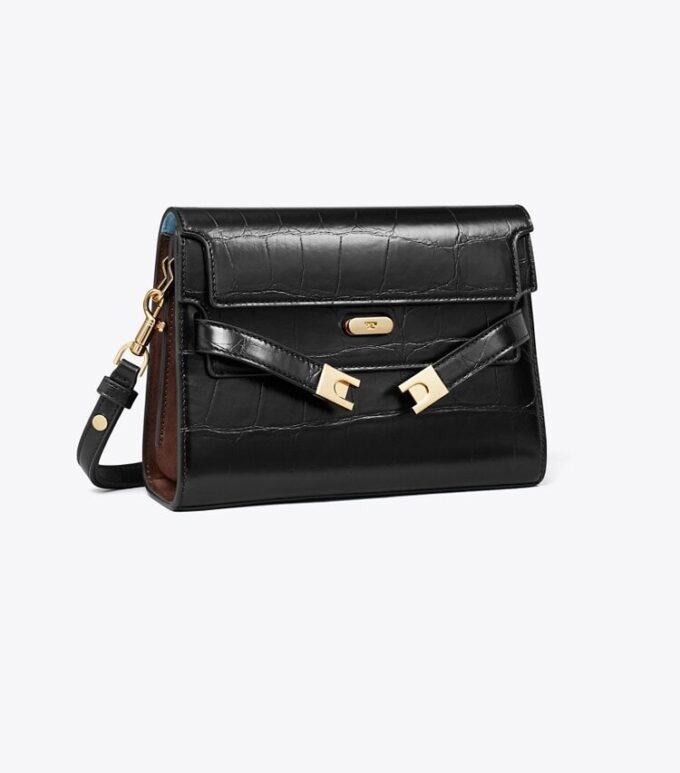 Lee Radziwill Schultertasche mit Krokodilprägung Lee Radziwill Schultertasche mit Krokodilprägung