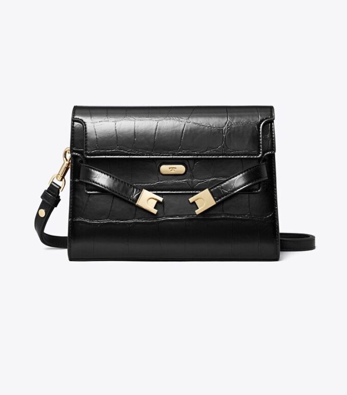 Lee Radziwill Schultertasche mit Krokodilprägung Lee Radziwill Schultertasche mit Krokodilprägung