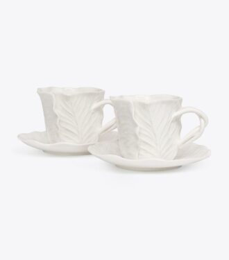 Lettuce Ware Tasse & Untertasse, 2er-Set