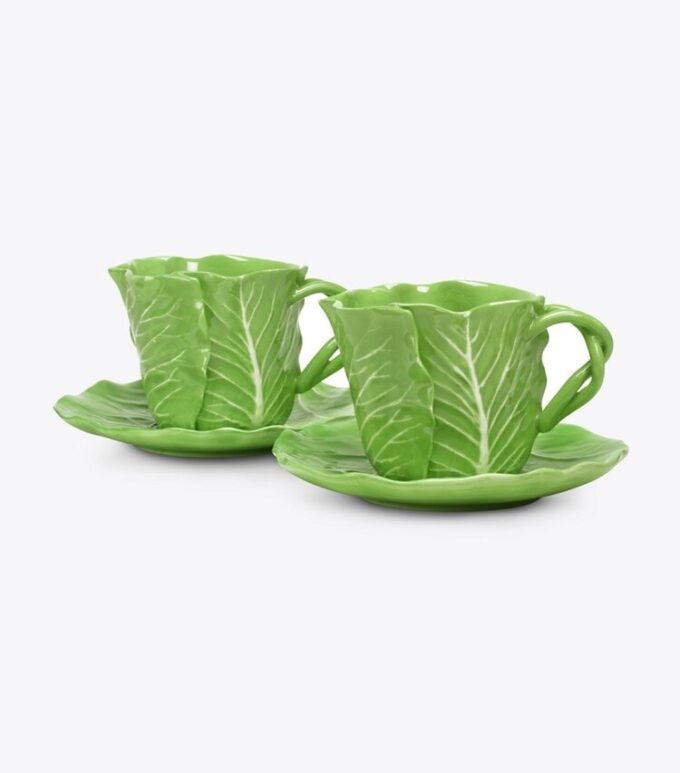 Lettuce Ware Tasse & Untertasse, 2er-Set Lettuce Ware Tasse & Untertasse, 2er-Set