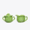 Lettuce Ware Zuckerdose mit Deckel & Milchkännchen Lettuce Ware Zuckerdose mit Deckel & Milchkännchen