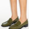 Loafer mit eckiger Zehenkappe Loafer mit eckiger Zehenkappe