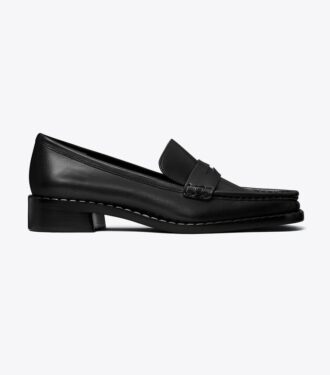 Loafer mit eckiger Zehenkappe