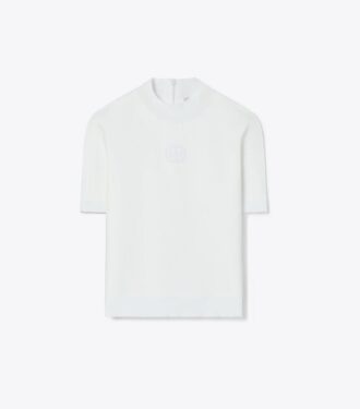 Logo-T-Shirt mit Stehkragen Logo-T-Shirt mit Stehkragen