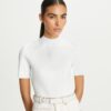 Logo-T-Shirt mit Stehkragen Logo-T-Shirt mit Stehkragen