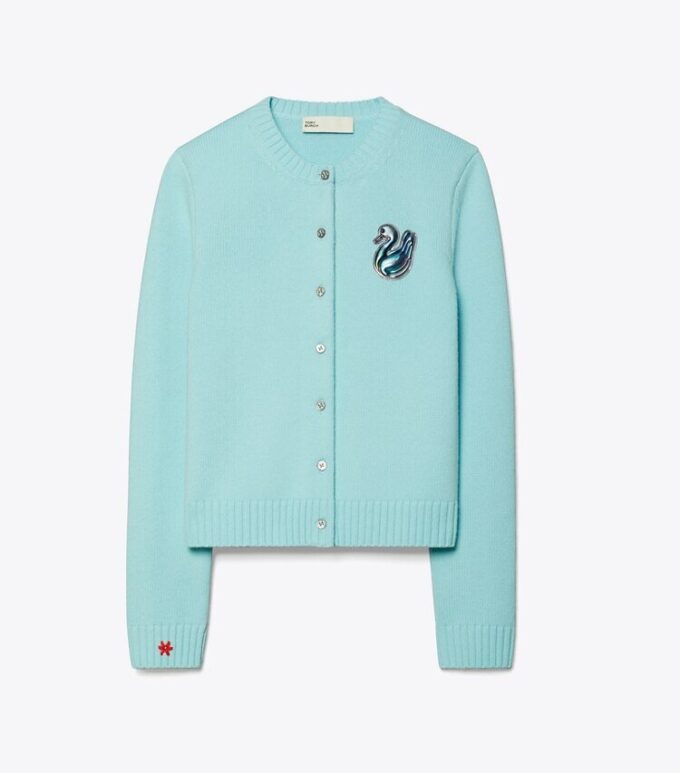 Lucky Duck Merinowolle-Strickjacke Lucky Duck Merinowolle-Strickjacke