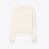 Luxuriöser Kaschmirpullover mit Kontraststreifen Luxuriöser Kaschmirpullover mit Kontraststreifen