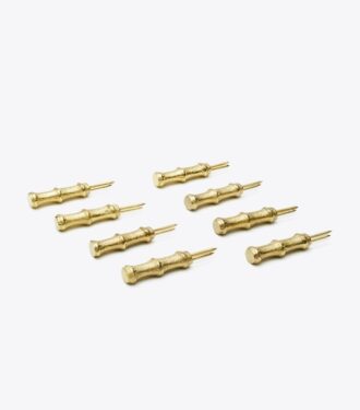 Maiskolbenhalter aus Messing, 8er-Set Maiskolbenhalter aus Messing, 8er-Set
