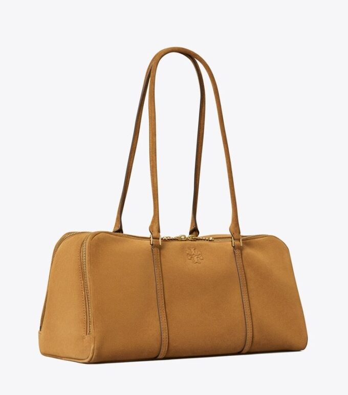 Marshmallow-Wildleder-Satchel Marshmallow-Wildleder-Satchel