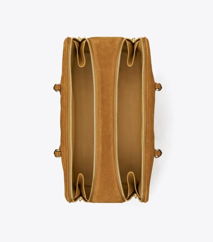 Marshmallow-Wildleder-Satchel Marshmallow-Wildleder-Satchel