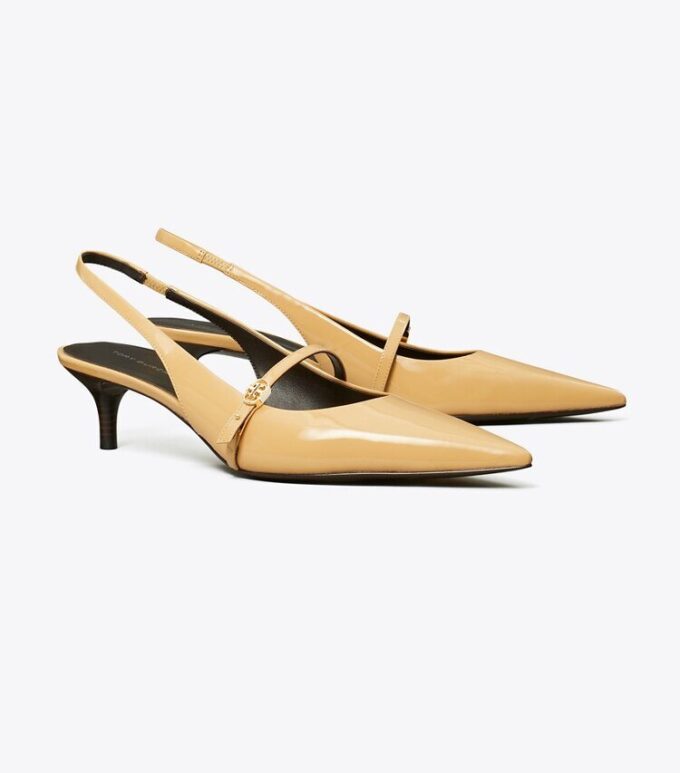 Mary Jane Slingback mit Double T-Schnalle Mary Jane Slingback mit Double T-Schnalle