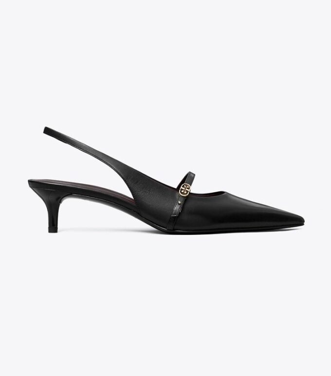 Mary Jane Slingback mit Double T-Schnalle Mary Jane Slingback mit Double T-Schnalle