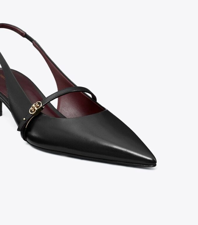 Mary Jane Slingback mit Double T-Schnalle Mary Jane Slingback mit Double T-Schnalle