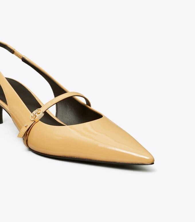 Mary Jane Slingback mit Double T-Schnalle Mary Jane Slingback mit Double T-Schnalle