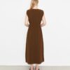 Maxikleid aus Jacquard-Frottee Maxikleid aus Jacquard-Frottee