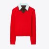 Mehrlagiger Merinowollpullover Mehrlagiger Merinowollpullover