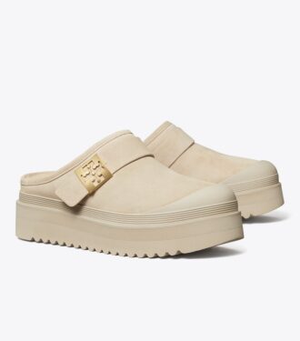 Mellow Shearling Plateau-Pantolette Mellow Shearling Plateau-Pantolette