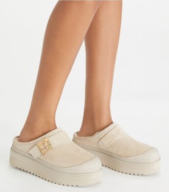 Mellow Shearling Plateau-Pantolette Mellow Shearling Plateau-Pantolette