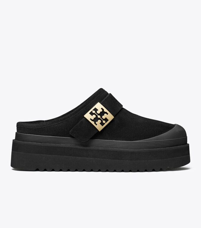 Mellow Shearling Plateau-Pantolette Mellow Shearling Plateau-Pantolette