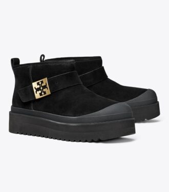 Mellow Shearling Plateau-Stiefel