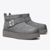 Mellow Shearling Plateau-Stiefel Mellow Shearling Plateau-Stiefel