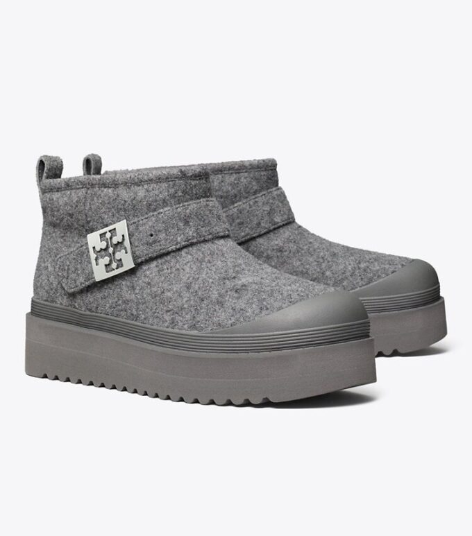 Mellow Shearling Plateau-Stiefel Mellow Shearling Plateau-Stiefel
