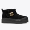 Mellow Shearling Plateau-Stiefel Mellow Shearling Plateau-Stiefel
