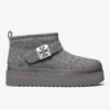 Mellow Shearling Plateau-Stiefel Mellow Shearling Plateau-Stiefel