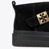 Mellow Shearling Plateau-Stiefel Mellow Shearling Plateau-Stiefel