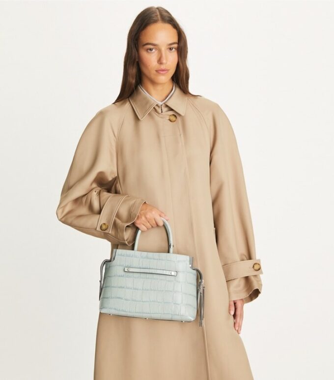 Mercer Satchel mit Krokodilprägung Mercer Satchel mit Krokodilprägung