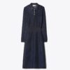 Metallisches Polo-Kleid Metallisches Polo-Kleid