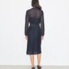 Metallisches Polo-Kleid Metallisches Polo-Kleid