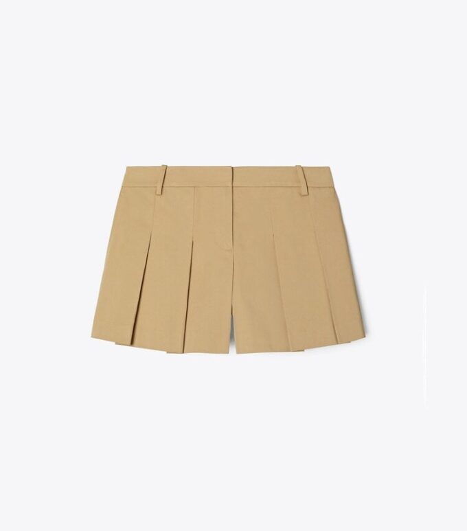 Mikro-Twill-Plisseeshorts Mikro-Twill-Plisseeshorts