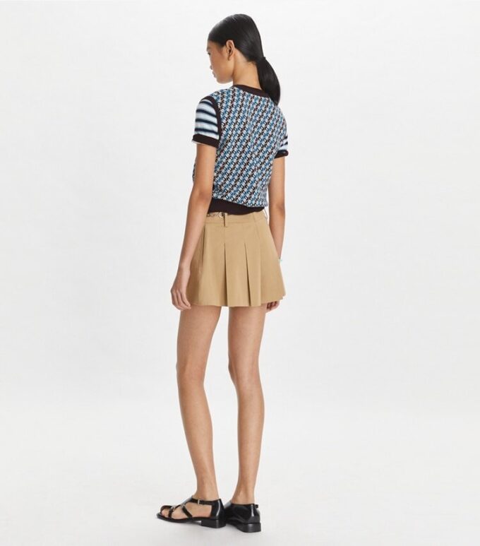 Mikro-Twill-Plisseeshorts Mikro-Twill-Plisseeshorts