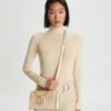 Miller Basket-Weave Small Flap Shoulder Bag Miller Basket-Weave Small Flap Shoulder Bag