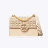 Miller Basket-Weave Small Flap Shoulder Bag Miller Basket-Weave Small Flap Shoulder Bag