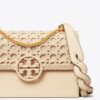 Miller Basket-Weave Small Flap Shoulder Bag Miller Basket-Weave Small Flap Shoulder Bag