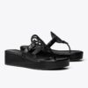 Miller Lack-Keilabsatz-Sandale Miller Lack-Keilabsatz-Sandale