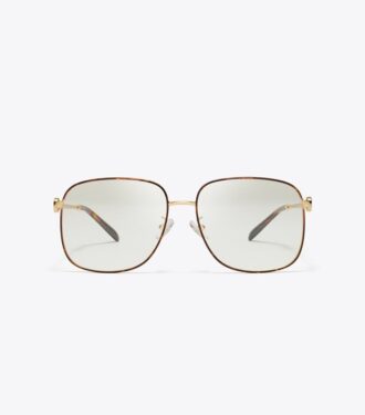 Miller Metall-Brille mit eckigem Rahmen