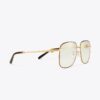 Miller Metall-Brille mit eckigem Rahmen Miller Metall-Brille mit eckigem Rahmen